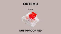 Outemu Dust-proof Red